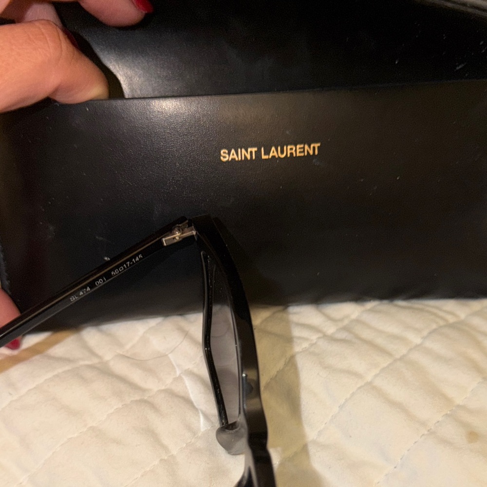 Saint Laurent Black Sunglasses - Picture 2 of 5